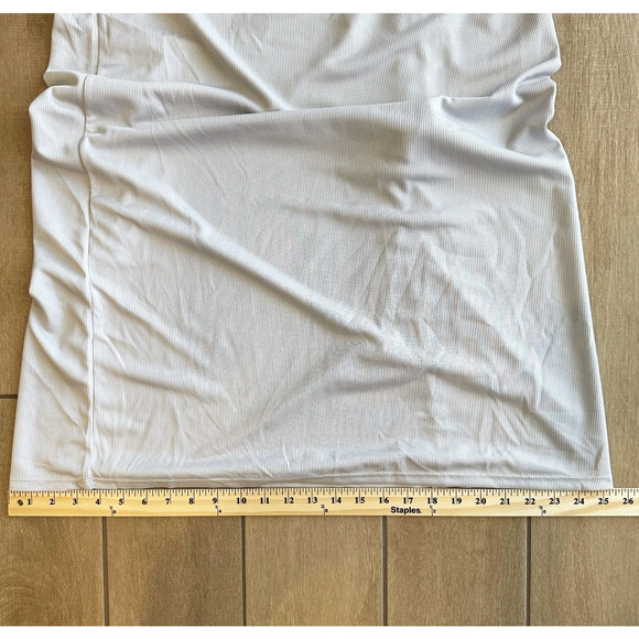 Halara Womens Wide Leg Jumpsuit XL Easy Peezy Wrap V-Neck Short Sleeve Crepe - Picture 9 of 9